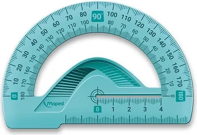 Obrázek produktu pro Maped Flex, Půlkruh, Zelená, Průsvitné, Plast, 120 mm, Závěsný sáček, 1 kusů