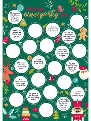 Produktbild von Weil du einzigartig bist - Der Rubbel-Adventskalender für Mädchen