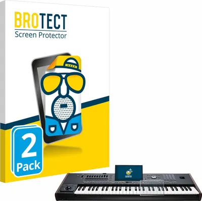 Produktbild von 2x BROTECT Schutzfolie für KORG Pa5X Displayschutz Displayschutzfolie Folie Matt Entspiegelungsfolie