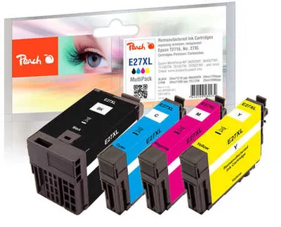 Immagine prodotto di Peach PI200-441 Peach Patrone Epson No.27XL T2715 MultiPack bk,c,m,y remanufactured
