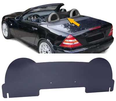 Für Mercedes SLK R170 ab 1996-2004 Windschutz Windschott Acrylglas Smoke getönt in der Farbe von Carparts-Online GmbH