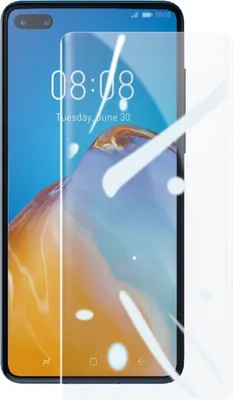 Zdjęcie produktu dla Folia pancerna 3D do ochrony wyświetlacza Huawei P40 Full Cover Clear
