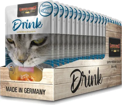 Produktbild von Kopie von 20 x 40 g Leonardo Drink Salmon #1