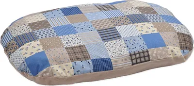 Produktbild von Aumüller Hundekissen Patchwork 50 x 30 x 10 cm blau beige