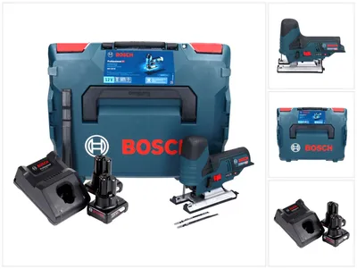 Zdjęcie produktu dla Wyrzynarka akumulatorowa Bosch GST 12V-70 Professional 12 V + 2x akumulator 6,0 Ah + ładowarka + L-Boxx