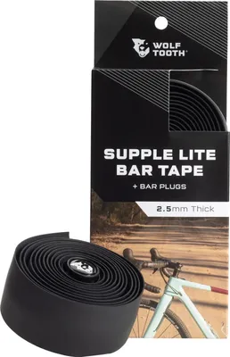 Zdjęcie produktu dla Taśma na kierownicę Wolf Tooth Supple-Lite, 152 cm, 2,5 mm, czarna