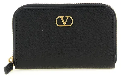 Produktbild von Valentino Garavani Kartenetui aus Kalbsleder in Schwarz W2P0AY3SNP0NO