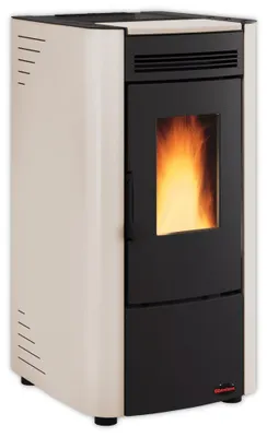 Image de Poêle à pellets Extraflame | KETTY 5.0 | 6,5 kW | ventilé | Ivoire
