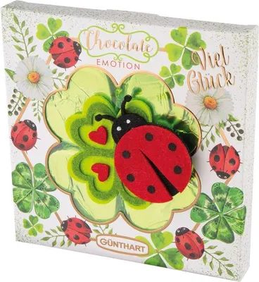 Immagine prodotto di Günthart Cioccolato Emozione Trifoglio Fortunato Regalo 89g
