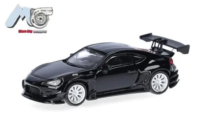Produktbild von Herpa 87MC000073 - 1:87 MicroCity: Toyota GT86, schwarz - Neu