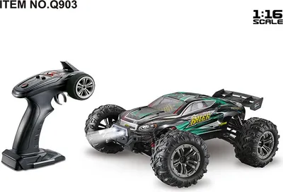 Immagine prodotto di 1:16 Brushless quattro ruote motrici ad alta velocità RC auto giocattolo verde_1:16