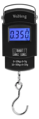 Immagine prodotto di Bilancia digitale portatile, con display LCD, fino a 50 kg