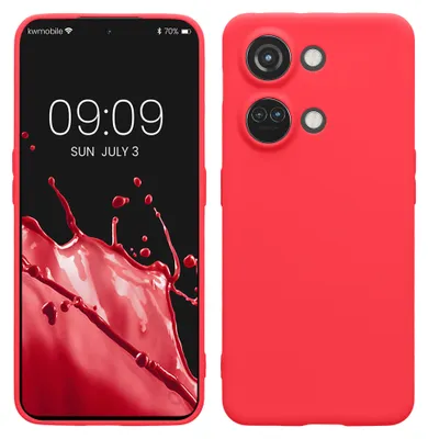 Produktbild von kwmobile Handyhülle für OnePlus Nord 3 5G Hülle - weiches Handy Silikon Case - Schutzhülle Cover - Neon Pink