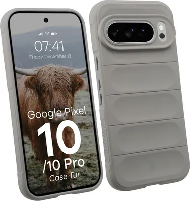 Produktbild von Robuste Handyhülle für Google Pixel 10 / 10 Pro, Bizon Case Tur, Hellgrau