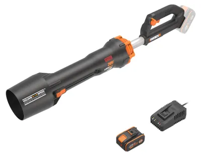 Produktbild von WORX WG550E LEAFJET Akku-Laubbläser 20V, inkl. 5Ah Akku & Ladegerät