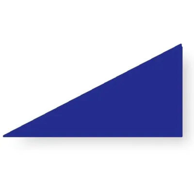 Produktbild von Holzspielzeug Legematerial Rechtw. ungleichschenkliges Dreieck Blau 24 Stück LxB 50x25mm NEU