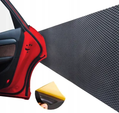 Zdjęcie produktu dla Odbojnik ochronny na ścianę mata do garażu na parking zestaw 4 szt, 200x20x0.4 cm