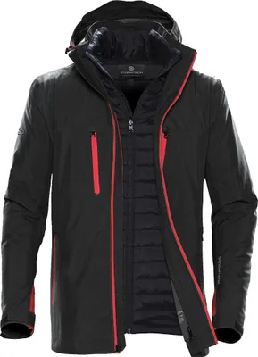 Obrázok produktu pre Pánska bunda Stormtech Matrix System BC4116 (2XL) (Black/Bang Red)