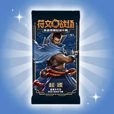 Productafbeelding van 1x Riftbound Origins Slim Booster – Vereenvoudigd Chinees | 1x Boosterpakket | 5 kaarten | + Heartforcards verzendbescherming