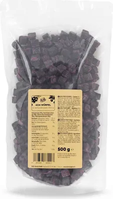 Produktbild von KoRo I Acai Würfel mit Apfel 500 g