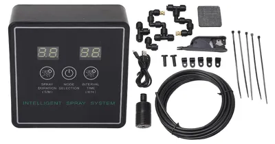 Zdjęcie produktu dla Nawilżacz mgłowy do gadów, automatyczny timer, regulowane dysze 360 stopni, do terrarium