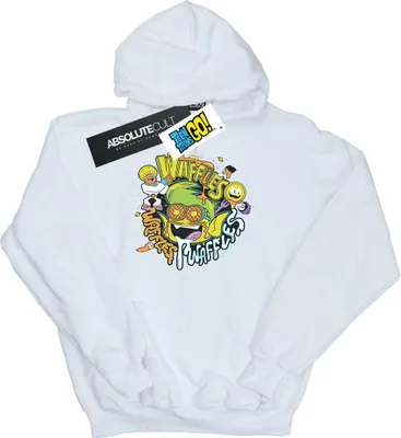 Produktbild von DC Comics - "Teen Titans Go Waffle Mania" Kapuzenpullover für Herren BI19478 (S) (Weiß)