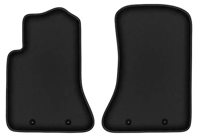 Immagine prodotto di Tappetini anteriori in moquette per Opel Omega B 1994-2003 (berlina/station wagon) – 2 pezzi, neri, su misura – Wielganizator DURBAN