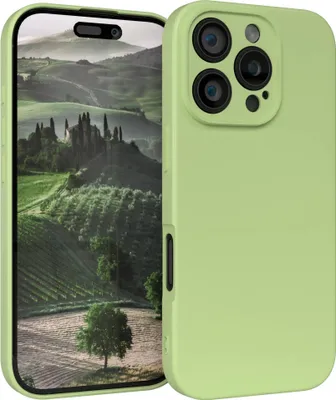 Produktbild von EAZY CASE - TPU Hülle für Apple iPhone 16 Pro, TPU Case stoßfeste Handyhülle, weiches Cover mit Kameraschutz, Silikonhülle in Grün