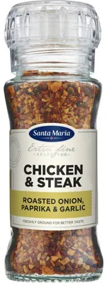 Image de Santa Maria Chicken & Steak Spice Mix 75g – Marinade épicée pour poulet et steaks