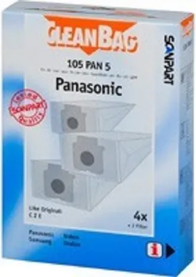 Produktbild von CleanBag Staubsaugerbeutel 105PAN5 für Panasonic