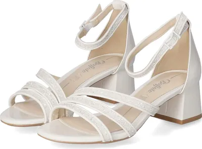 Produktbild von Buffalo Damen Komfort Sandalen Lucy Glam Hochzeit 1291638 Weiß