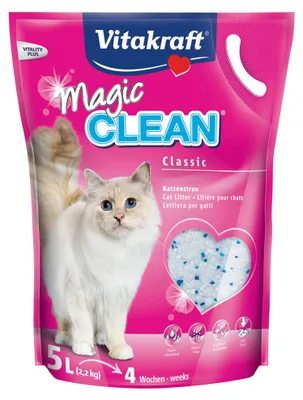 Immagine prodotto di LETTIERA SILICA PER GATTI 'MAGIC CLEAN' VITAKRAFT 5 lt
