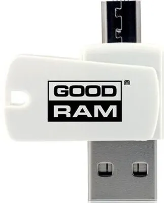Obrázok produktu pre Goodram AO20-MW01R11, Microsd (transflash), Biela, USB 2.0/Micro-USB, 1 kusov