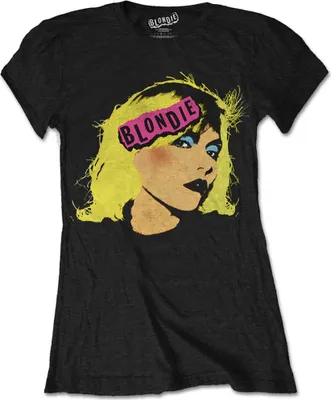 Produktbild von Blondie Punk Logo Black XL Damen T-Shirt