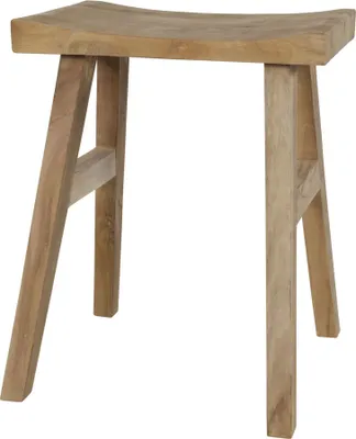 Produktbild von Lesli Living Sitzhocker Grimsby Teak