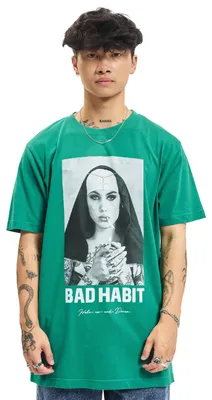 Immagine prodotto di Mister Tee - Maglietta da uomo "Bad Habit" TN1815 (S) (verde abete)