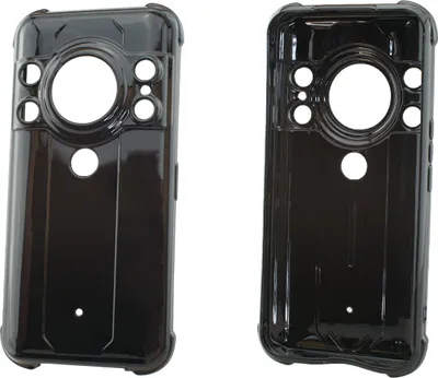 Produktbild von caseroxx Schutz-Hülle TPU-Hülle kompatibel mit AGM H5, Gummi Handy Tasche schwarz