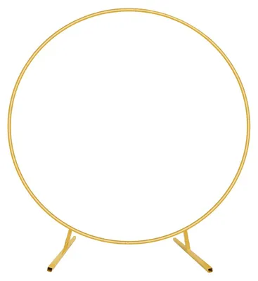 Image de Cadre en forme d'arc, design amovible, structure métallique durable, or, M