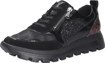 Immagine prodotto di Mezze scarpe sportive Waldläufer con suola sagomata alla moda in nero, misura 6