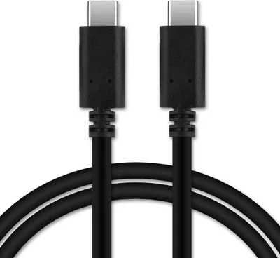 Produktbild von subtel USB Kabel 1,0m kompatibel mit Samsung Galaxy Tab S3 S4 S5e S6 / TabPro S / Galaxy Book A 10.5 10.6 Tablet Ladekabel USB C Type C auf USB C Type C 3.1 Gen 1 Datenkabel 3A (PD-60W) schwarz PVC