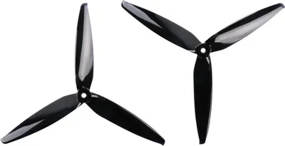 Produktbild von Gemfan 7040 Flash 3 Blatt Propeller Schwarz 4 Stück 7 Zoll