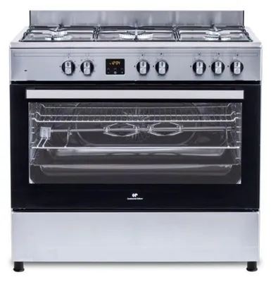 Image de Cuisiniere  piano four multifonctions catalyse - CONTINENTAL EDISON - CECP9060IXDD - 95 L - Affichage digital - L90 x H 85 cm - I