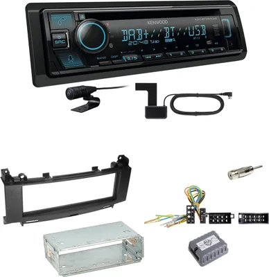 Produktbild von Kenwood KDC-BT560DAB Bluetooth DAB Einbauset für Mercedes A B Klasse W245 W169