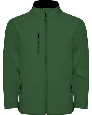 Image de Roly - Veste softshell « Nebraska » pour homme LT5545 (XL) (vert bouteille)