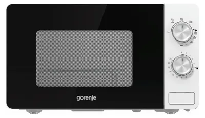 Produktbild von Gorenje M20XYZ MO20E2W ESSENTIAL LINE, Arbeitsplatte, Grill-Mikrowelle, 20 l, 800 W, Drehregler, Weiß