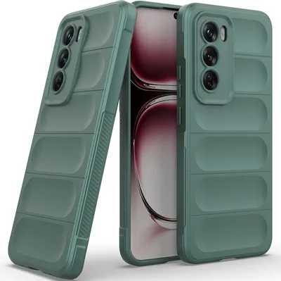 Obrázek produktu pro Pouzdro pro Oppo Reno12 Měkké TPU Silikonové Nárazuvzdorné Ochranné Pouzdro zelené