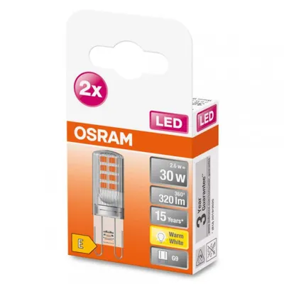 Immagine prodotto di OSRAM LED Stift 2,6W G9 320lm 2.700K klar 351488 4058075449862