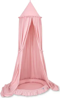 Image de Ensemble My Sweet Baby pour chambre d'enfant avec coussin nid - rose tendre