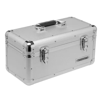 Produktbild von anndora Werkzeugkoffer Transportbox 13 L Werkzeugkasten Werkzeugbox - silber - 13 Liter | Silber