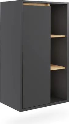 Zdjęcie produktu dla Szafka Midi Vicco Viola Szary/Artystyczny 50 x 86 cm z otwartymi półkami, Model 54873
